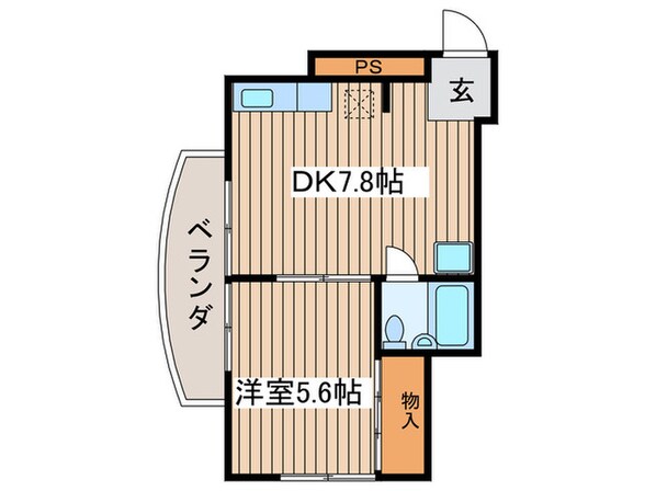 桜ビルの物件間取画像